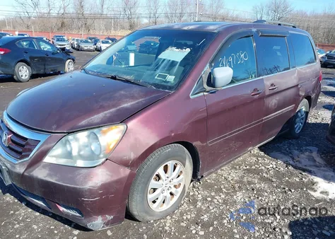 2008 Honda Odyssey Ex-L from USA, damaged, VIN 5FNRL38728B105914